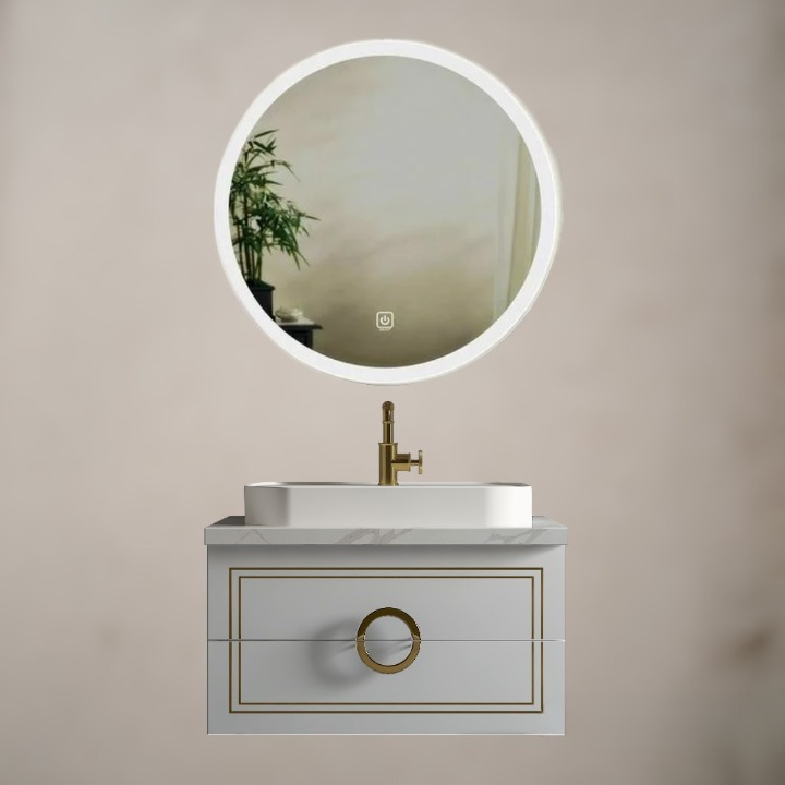Sarah30 inch Wall Mount Single Sink Vanity