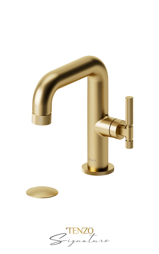 Tenzo BELLACIO Single Hole Lavatory Faucet With Drain