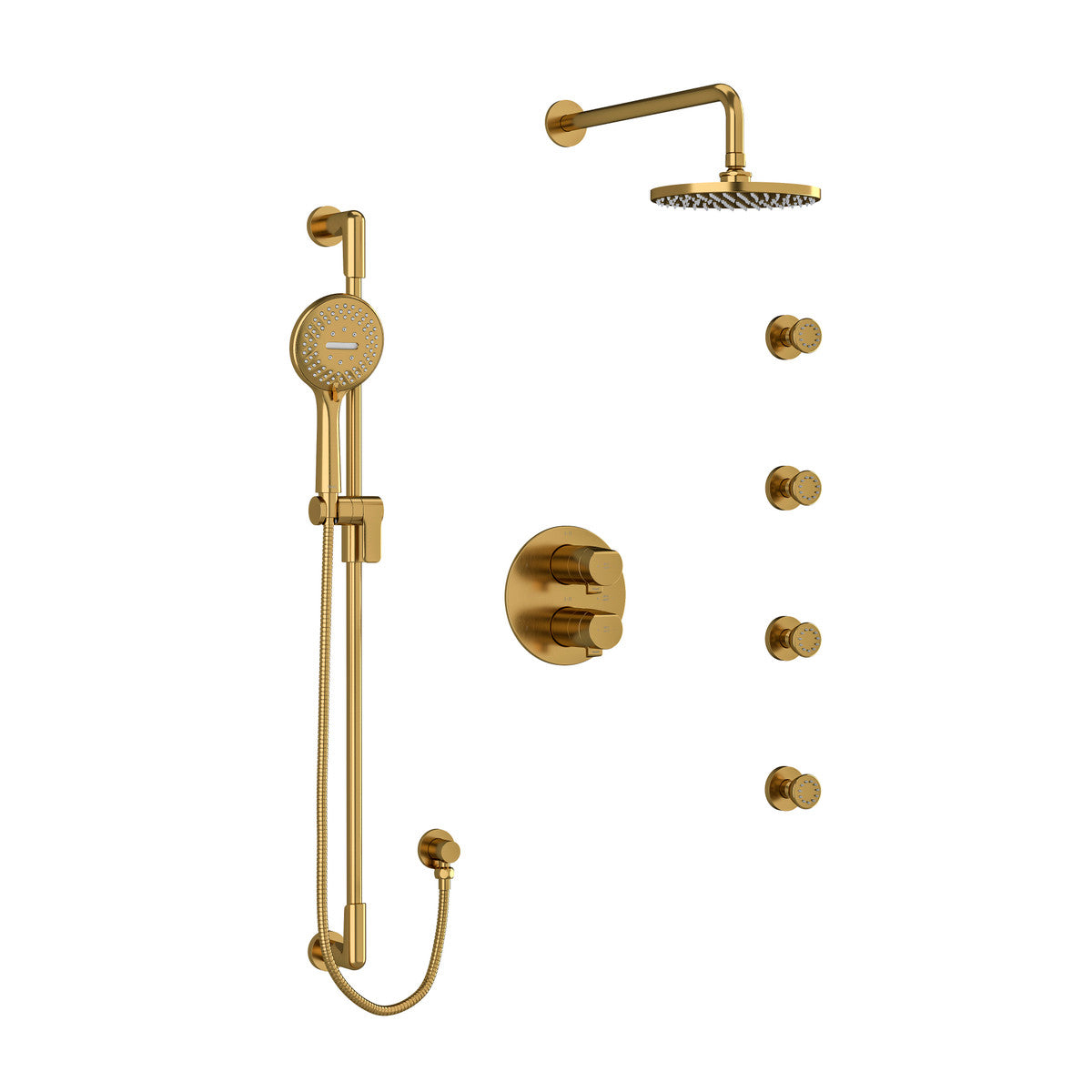 Riobel Parabola Type T/P balance double coaxial shower system