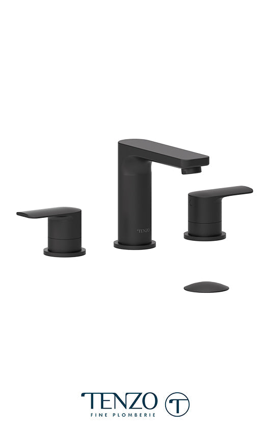 Tenzo Delano 8In Lavatory Faucet  With (Overflow) Drain